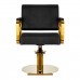 Hairdressing Chair GABBIANO GENUA GOLD black